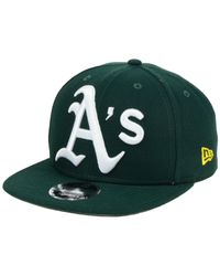 KTZ - Green Oaklands A's Chain Stitch Logo 9fifty Cap for Men - Lyst