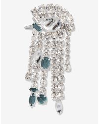 Maison Margiela Metallic Crystal-embellished Ear Cuff