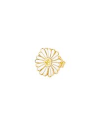 Alison Lou Metallic Enamel Daisy Stud