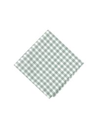 Brunello Cucinelli Pink Oxford Check Pocket Square for men