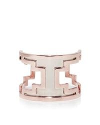 Monica Sordo | Metallic M'o Exclusive: Ducane Rose Gold And Ruthenium Cuff | Lyst