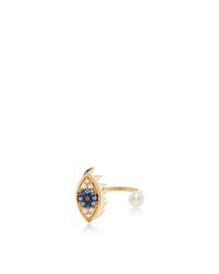 Delfina Delettrez | Metallic Eyes On Me Piercing Ring | Lyst