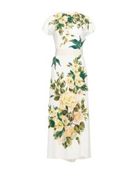 Dolce & Gabbana | Multicolor Floral Pencil Dress | Lyst