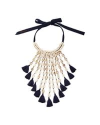 Figue | Blue Navy Sina Necklace | Lyst