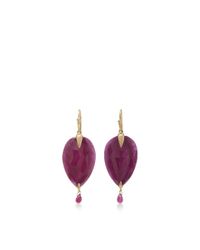 Annette Ferdinandsen | Red 18k Simple Bird Earrings | Lyst