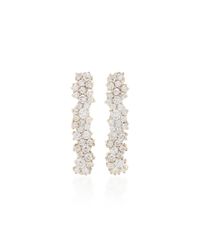 Ana Khouri | Metallic 18k White Gold Diamond Gioconda Earrings | Lyst