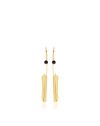 Paula Mendoza | Metallic A-rete Earrings In Onyx | Lyst