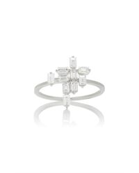AS29 | Metallic Baguette 10 Block Ring | Lyst