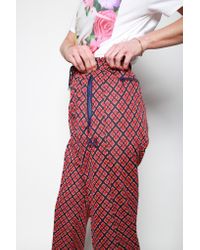 needles jacquard track pants