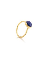 Monica Vinader | Blue Siren Stacking Ring | Lyst