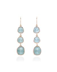 Monica Vinader | Blue Siren Wire Cocktail Earrings | Lyst