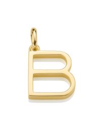 Monica Vinader | Metallic Alphabet Pendant B | Lyst