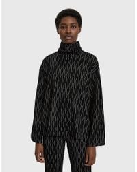 Turtleneck Women's Epona Women's Knit Black Black XxOXgnY