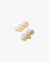 Annie Costello Brown | Metallic Valentin Earring In Two Tone | Lyst