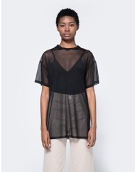 Farrow | Mesh Tee In Black | Lyst