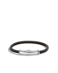 John Hardy | Brown Men's 5mm Bamboo Woven Leather Bracelet for Men | Lyst