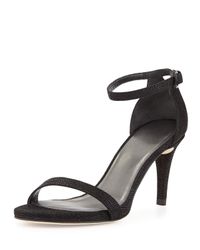 Stuart Weitzman | Black The Nunaked Sandal | Lyst