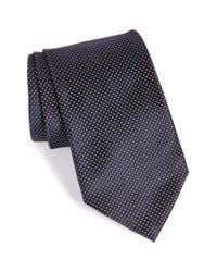 Armani | Blue Fleck Print Silk Tie for Men | Lyst