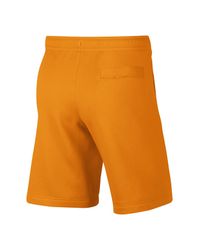 Nike Pull-on Shorts in Orange for Men - Lyst