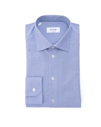 Eton of Sweden - Blue Pattern Dress Shirt for Men - Lyst