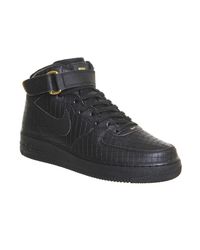 Lyst Nike Air Force 1 Mid Lv8 in Black for Men Lyst Nike Air Force 1 Mid Lv8 in Black for Men