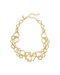 Oscar de la Renta | Metallic Entangled Metal Necklace | Lyst