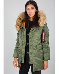 Alpha Industries Green Parka »N3B VF 59 Wmn«