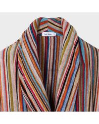 Paul Smith | Red Men's Signature Striped Towelling Dressing Gown for Men | Lyst