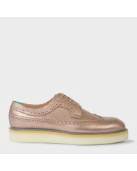 Paul Smith | Multicolor Women's Metallic Copper Leather 'maddie' Brogues | Lyst