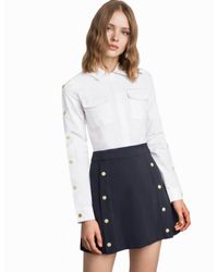 Pixie Market - Multicolor Riley Snap Button Utility Dress - Lyst