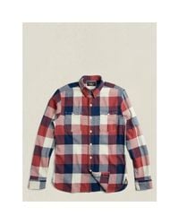 RRL - Multicolor Slim-fit Plaid Twill Workshirt for Men - Lyst