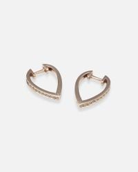 Carbon & Hyde - Metallic Small Drop Huggies - Lyst