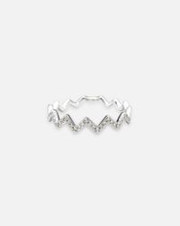 EF Collection - Metallic Zig Zag Stack Ring - Lyst