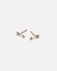 EF Collection - Multicolor Mini Arrow Stud Earrings - Lyst