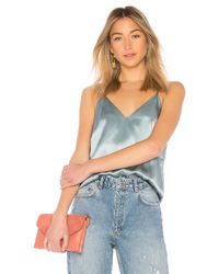 Anine Bing Blue Gwyneth Silk Cami