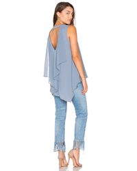 BCBGMAXAZRIA Blue Tayloir Tank