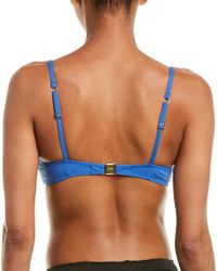 Gottex Blue Au Naturel Bikini Top