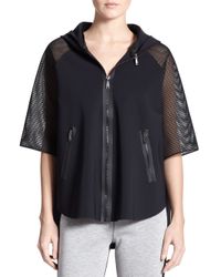 Elie Tahari | Black Caitlyn Poncho Jacket | Lyst