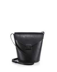 Loeffler Randall | Black Flap Bucket Bag | Lyst