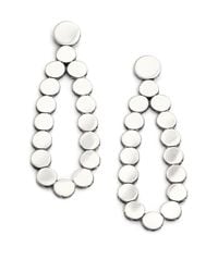 John Hardy | Metallic Dot Sterling Silver Teardrop Earrings | Lyst