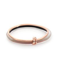 Alexis Bittar | Metallic Lucite & Liquid Metal Ringed Bangle Bracelet Set | Lyst