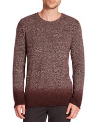 Vince | Purple Ombre Marled Cashmere Sweater for Men | Lyst