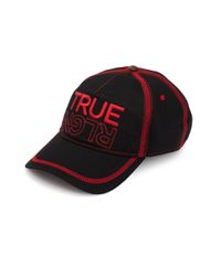 True Religion | Black Embroidered Logo Baseball Cap for Men | Lyst