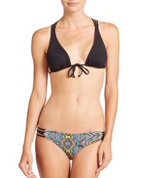 L*Space | Black Knotty Bikini Top | Lyst