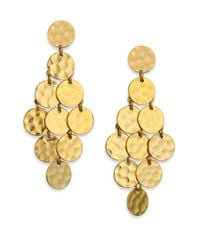 Stephanie Kantis | Metallic Shimmer Chandelier Earrings | Lyst