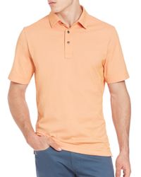Saks Fifth Avenue | Orange Pima Cotton Polo for Men | Lyst