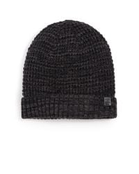 Bickley + Mitchell | Black Faux Sherpa-lined Thermal Cuff Beanie for Men | Lyst