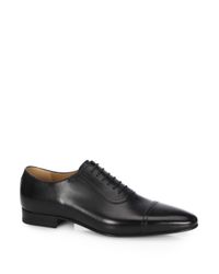 Gucci | Black Drury Leather Oxford Shoe for Men | Lyst