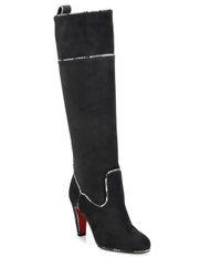 christian louboutin combat boots sale
