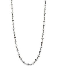 King Baby Studio | Metallic Fleur De Lis & Cross Necklace for Men | Lyst